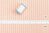 Japanese Fabric Yarn-Dyed Murazome Stripes - pink - 50cm
